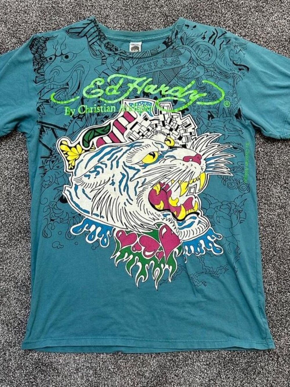 Y2K Ed Hardy Made In USA T-Shirt